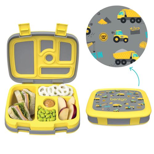 Lonchera Bentgo Kids Lunch Box - Camiones de Construccion