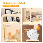 Carrito-Organizador-4-Niveles-con-Ruedas-Multiusos-para-Baño-Cocina-Crema-JY8