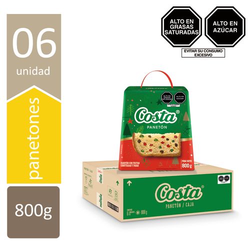 PANETON COSTA CAJA X 6UNIDADES