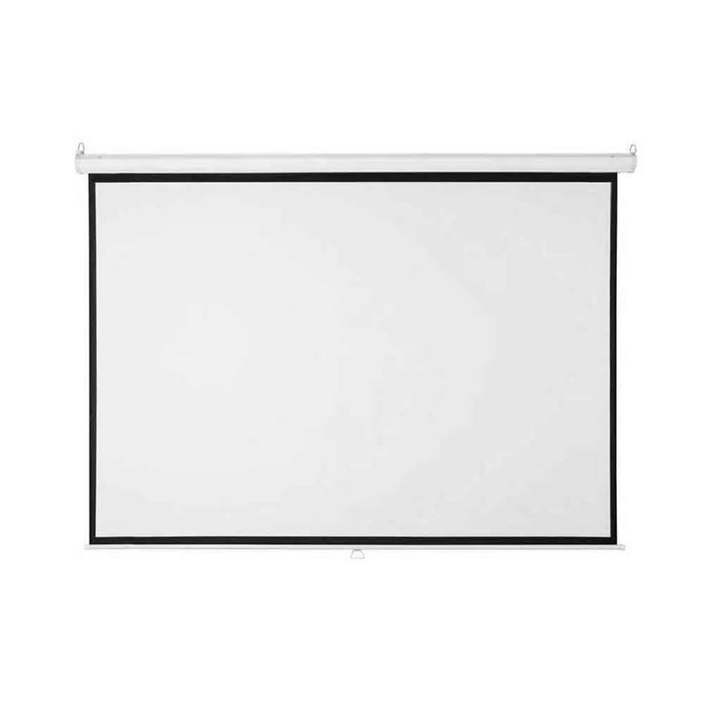 Ecran-Pantalla-para-Proyector-84-Pulgadas-Manual-Retractil-Blanco-Mate