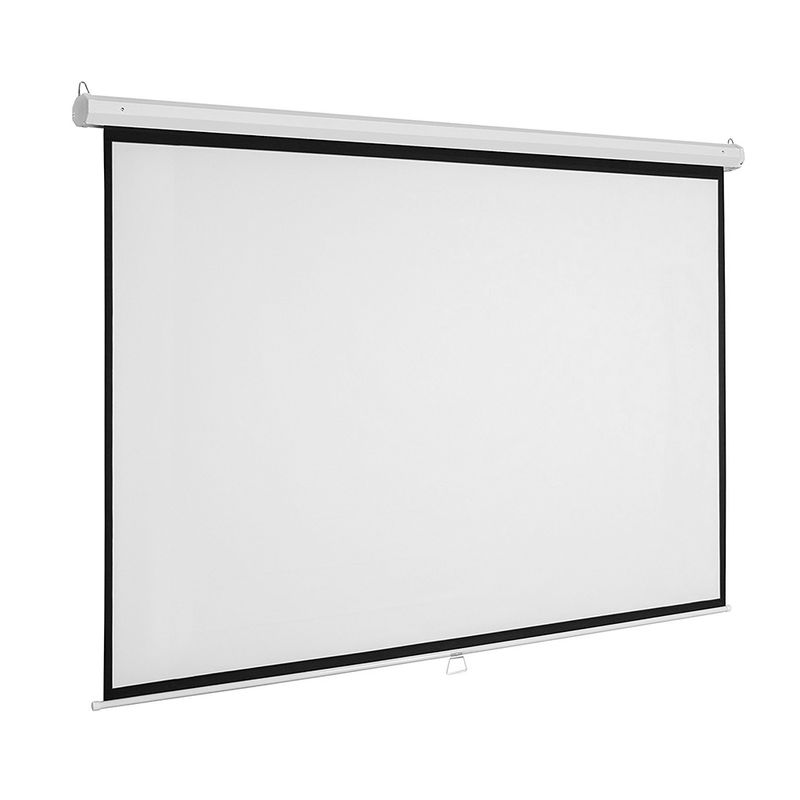 Ecran-Pantalla-para-Proyector-84-Pulgadas-Manual-Retractil-Blanco-Mate