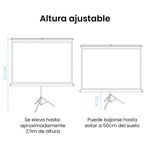 Ecran-Pantalla-para-Proyector-100-Pulgadas-con-Tripode-Blanco-Mate