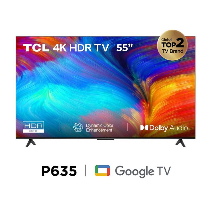 Televisor-Tcl-55-Google-Tv-55p635-4k-Ultra-Hd