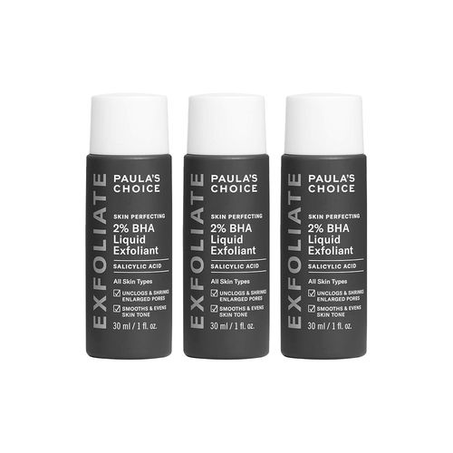 Exfoliante líquido de ácido salicílico al 2% BHA Paula's Choice 3 Unid