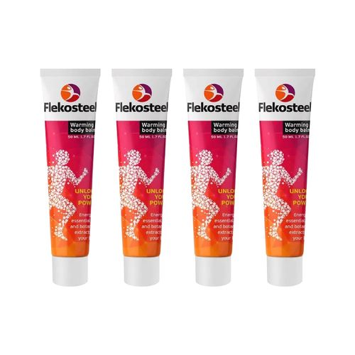 Balsamo Para Dolor Muscular y De Articulaciones Flekosteel 50ml 4 Uni