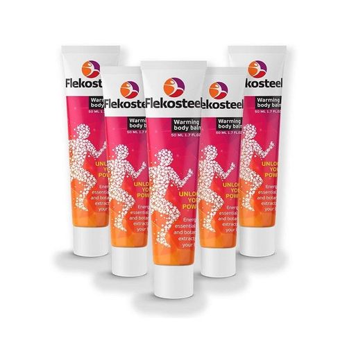 Balsamo Para Dolor Muscular y De Articulaciones Flekosteel 50ml 5 Uni