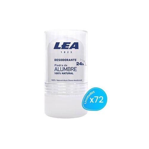 Desodorante Piedra de Alumbre 100% Natural Lea 120Gr 72 Unidades