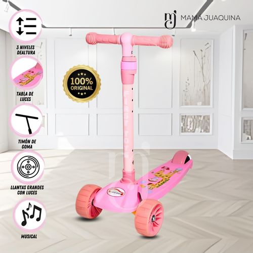 Scooter para Niños «JIRAFI» Pink