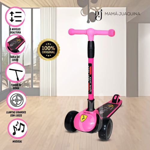 Scooter para Niños «FERRAR» Pink