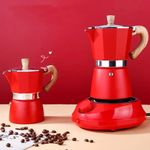 Cafetera-Moka-Italiana-Espresso-de-9-tazas---450-ml-Rojo