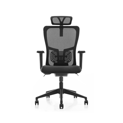 Silla De Oficina Ergonómica Seul Color Black