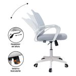 Silla-de-Oficina-Ergonomica-Markiah-Base-de-Nylon---Sistema Basculante