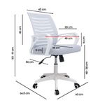 Silla-de-Oficina-Ergonomica-Markiah-Base-de-Nylon---Sistema Basculante