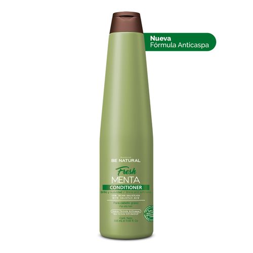 ACONDICIONADOR PARA CABELLO CON CASPA Y GRASO FRESH MENTA 350ML BE NATURAL