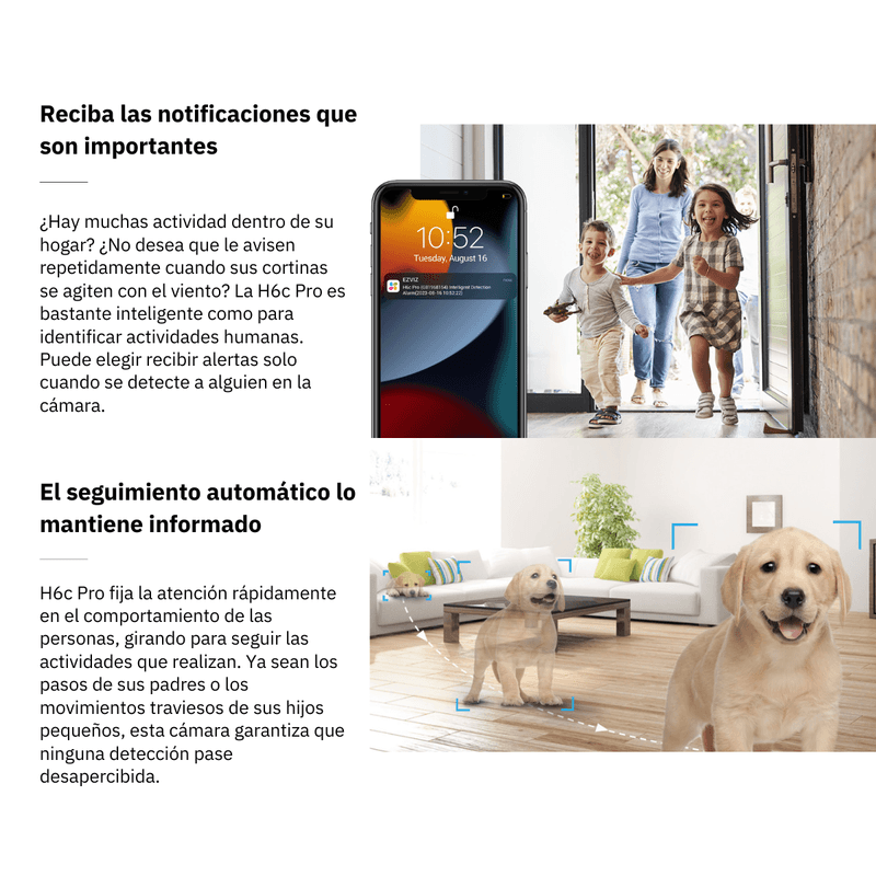 Kit-de-4-camaras-de-seguridad-para-interiores-H6C-Pro-Full-HD---Micro-SD-128gb---Ezviz