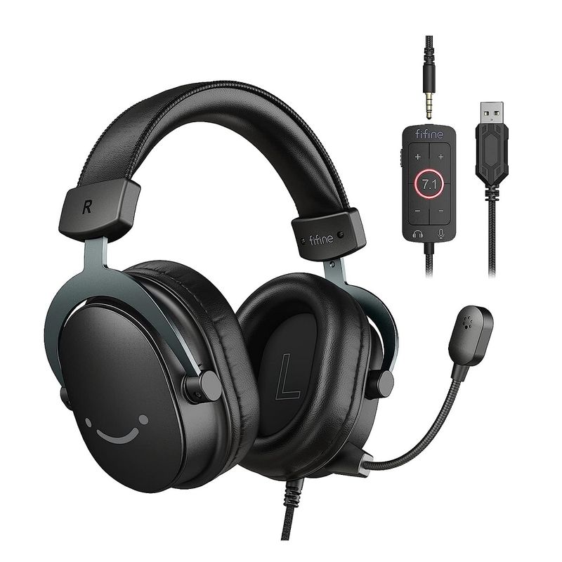 Fifine---Audifono-Ampligame-H9-Surround-Sound-71---Negro
