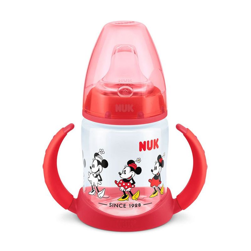 Vaso-de-Aprendizaje-Nuk-First-Choice-150ml-CT-Minnie-Rojo