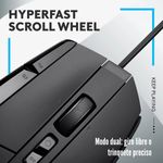 Logitech---Mouse-G502-X-Switch-Lightforce-Hybrid---Negro