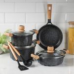 Juego-De-Olla-Roca-Volcanica-Antiadherente-9pcs-Color-Negro---MGC