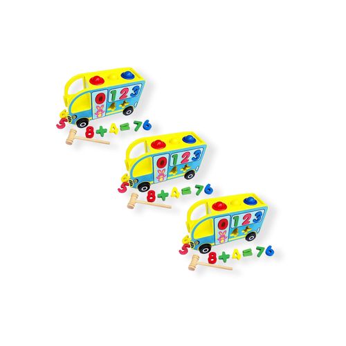 3 UNID BUS CON NUMEROS