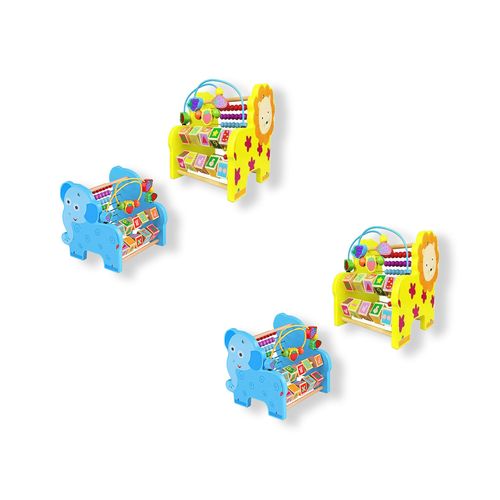 2 UNID ABACO CON CIRCULO LEON/ELEFANTE