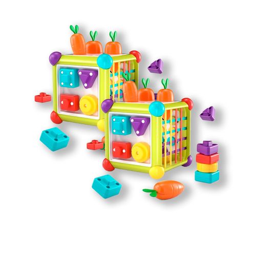 2 UNID CUBO ZANAHORIA 6 EN 1