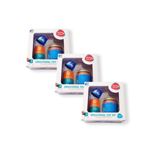 3 UNID VASO APILABLE X10 EN CAJA