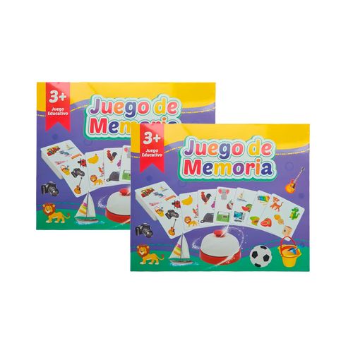 2 UNID JUEGO DE MEMORIA CON TIMBRE