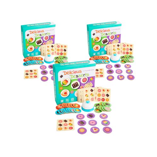 3 UNID JUEGO DE POSTRES