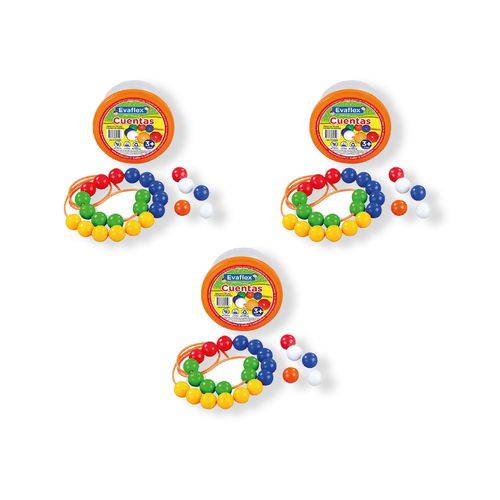 3 UNID CUENTA X40 BOLITAS EN TAPER