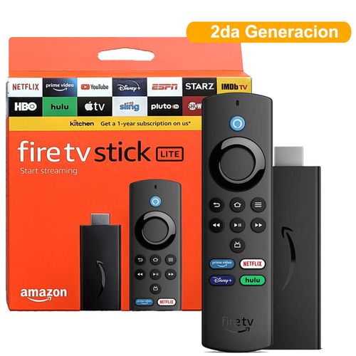 Amazon Fire TV Stick Lite 2da Generacion con mando por voz Alexa