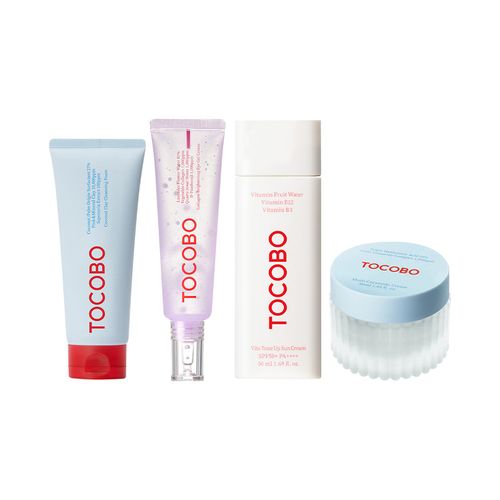 Espuma Limpiadora + Gel Para Ojos + Bloqueador Solar + Crema Facial