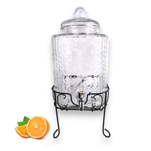 Dispensador de Vidrio 6Lt Con Rack