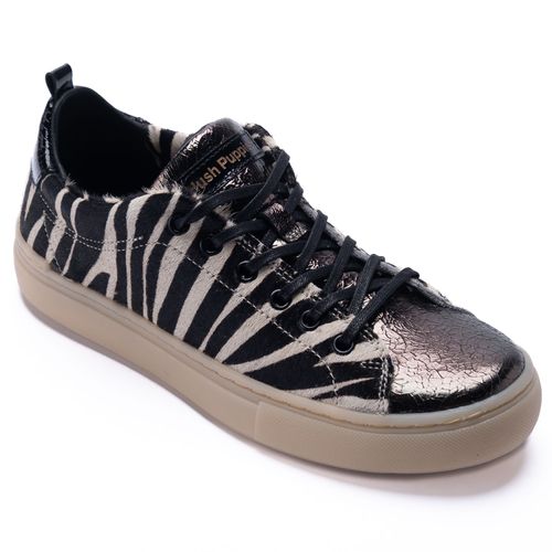 Zapatilla Para Mujer Cuero Ariane Zebra Hush Puppies
