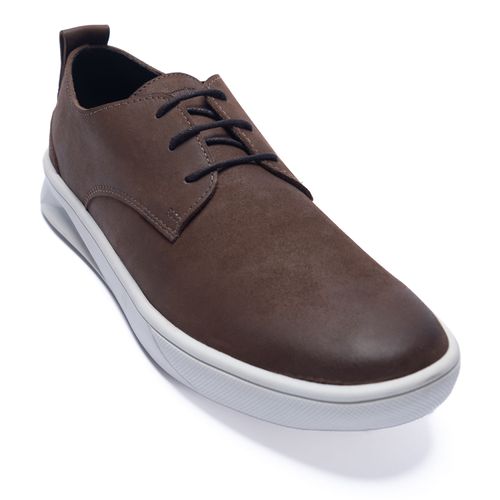 Zapatilla Para Hombre Cuero Alejandro Marrón Hush Puppies
