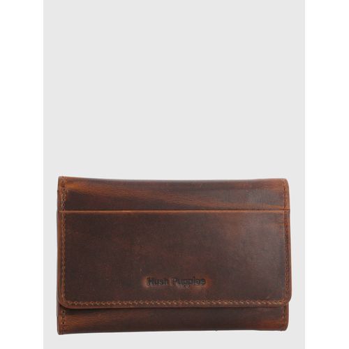 Billetera Para Mujer Cuero Massey Wallet Café Hush Puppies