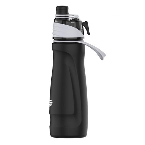 FJBottle - Botella de acero KJ-PW-710-BLK con tapa de tritán con spray 710ml - Negro