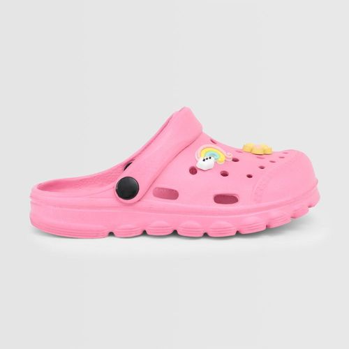 Clogs Niña Suecna Circus Charms Rosado