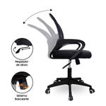 Silla-de-Oficina-Ergonomica--Aksel-Base-de-Nylon---Sistema Basculante