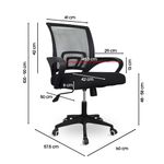 Silla-de-Oficina-Ergonomica--Aksel-Base-de-Nylon---Sistema Basculante