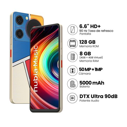 ZTE NUBIA MUSIC 4+128GB - POP ART