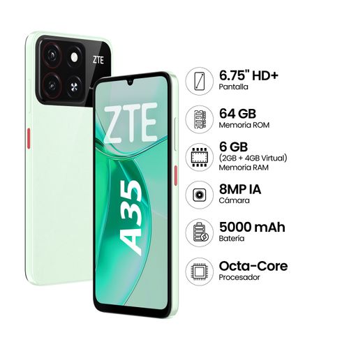 ZTE BLADE A35 2GB+64GB - VERDE