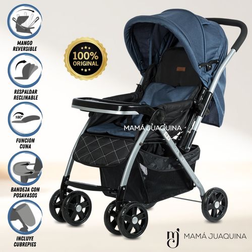 Coche Cuna de Lujo «VINCENT» Azul