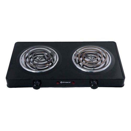 Cocina Eléctrica 2 Hornillas Imaco HP-1400 Negro