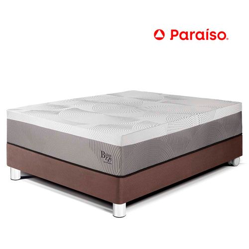 Cama Balanzze 1.5 Plazas Choco Bipanel