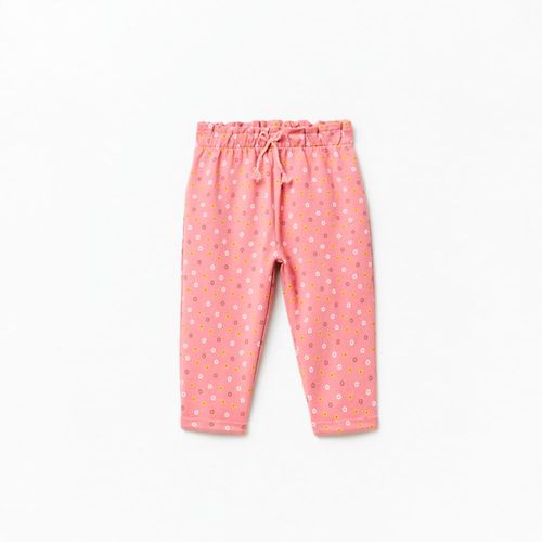 Pantalón Felpa Sfera Bebé Niña Beige