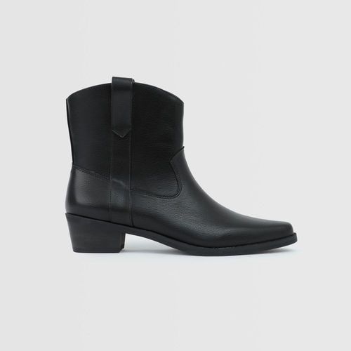 Botines Mujer Malabar Cowie Negro