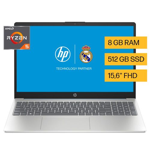 Laptop HP 15-fc0071la AMD Ryzen 5 8GB 512 GB SS 15.6" FHD