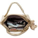 Set-Cartera-Bolso-Billetera-4-en-1-Elegante-Osito-Beige