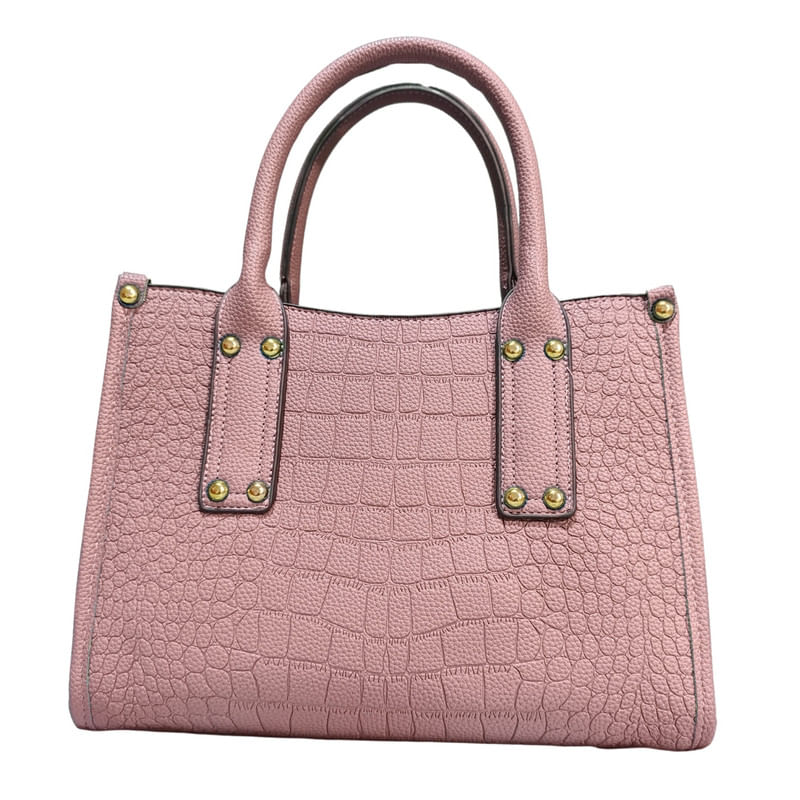 Bolso-Cartera-De-Mano---Morral-Mujer-De-Cuero-Pu-Palo-Rosa